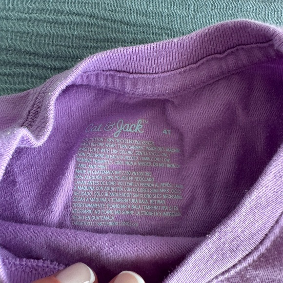 🛎️ Clearance 3 Bundle Girls Shirt 2/Cat&Jack size 4T 1/LCWaikiki 4-5Years - Picture 6 of 9